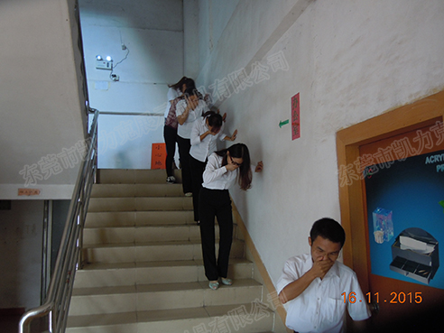 東莞凱力克消防（fáng）演習