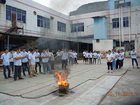 東莞凱力克（kè）消防演習