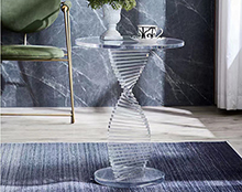 亞（yà）克力圓茶幾（jǐ）