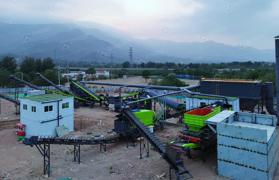 北京海澱年處理50萬噸建築垃圾模塊化處置係統