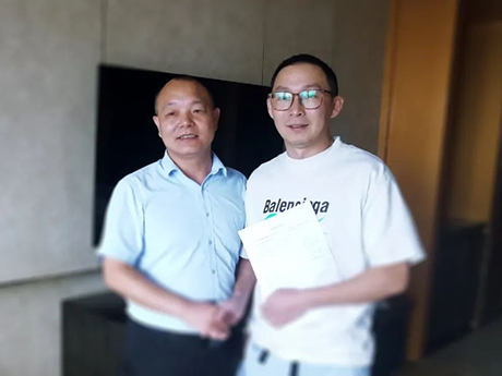 簽約喜訊!南京市客戶（hù）訂購整（zhěng）套裝修裝（zhuāng）潢垃圾資源化利用成套裝備