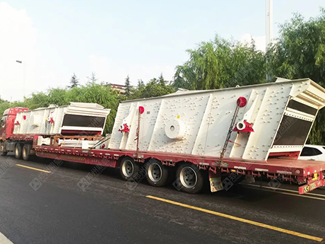 發貨忙—山（shān）西（xī）省河津市建築固廢資源化項目全套裝備如期（qī）抵（dǐ）達現場