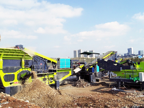 建築（zhù）垃圾專用移動破碎站——建築垃圾再利用