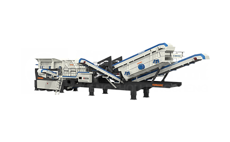 WLF輪胎式移動破碎（suì）篩分聯合車